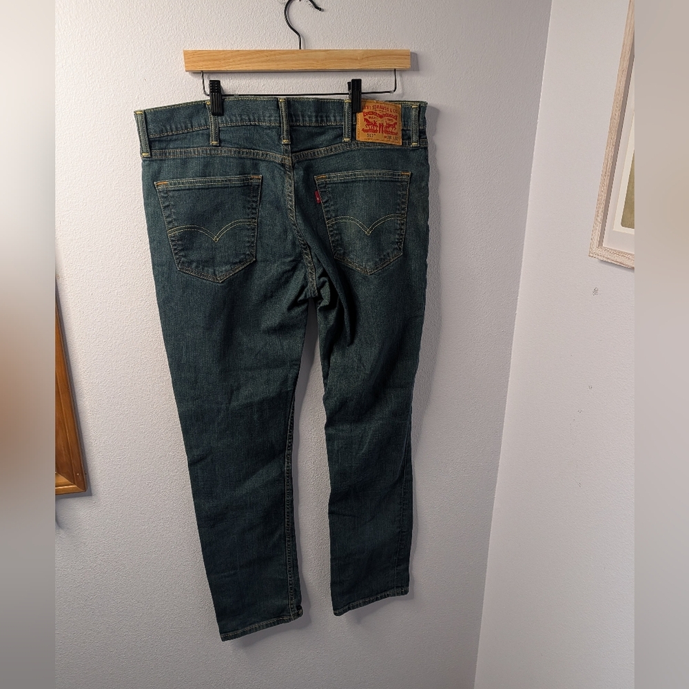 Levi’s 511 Slim Jeans | Men’s 38x32 | Dark‎ Wash Denim - Picture 3 of 4